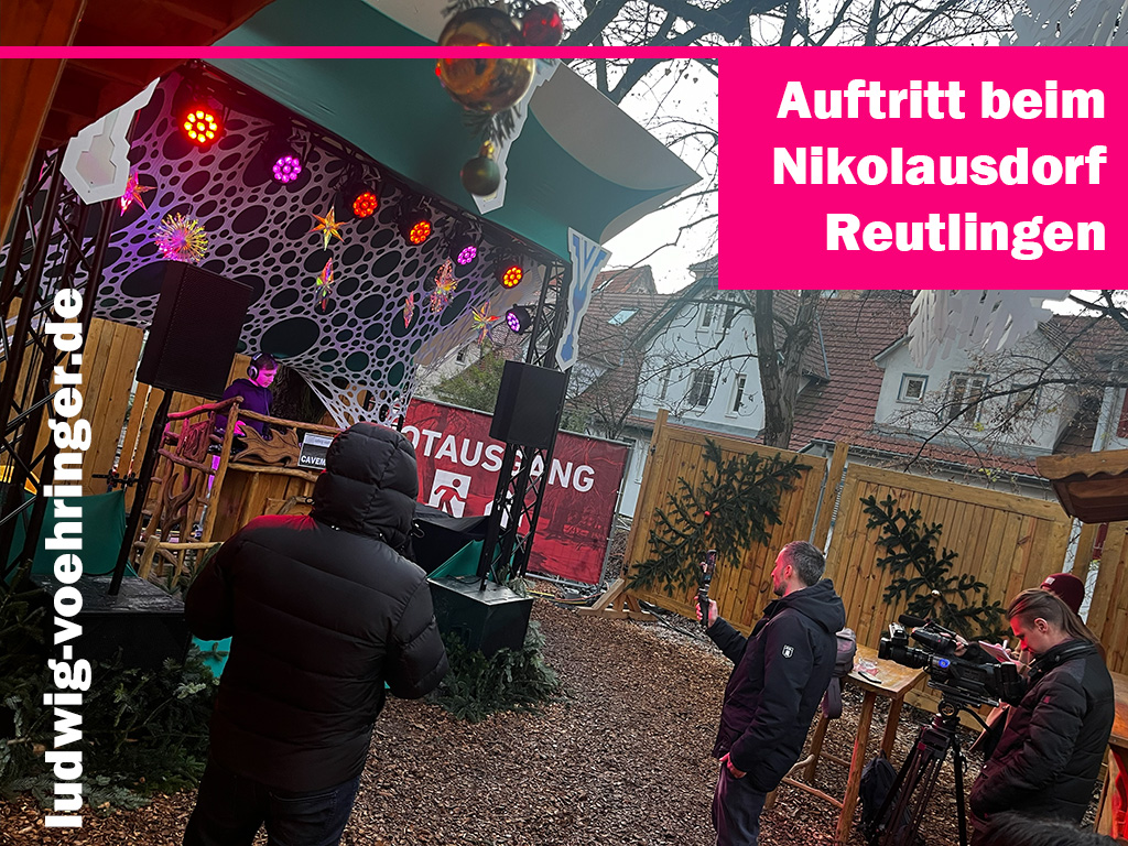 DJ ludringer beim Nikolausdorf Reutlingen